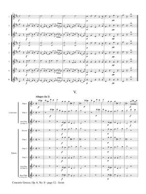 Concerto Grosso, Op. 6, No. 8 (\'Christmas Concerto\') - Corelli/Inglefield - Flute Choir