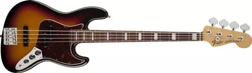 Vintage Hot Rod 70s Jazz Bass - 3 Colour Sunburst
