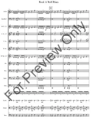 Rock \'n Roll Blues - Turner - Concert Band - Gr. 1