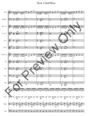 Rock \'n Roll Blues - Turner - Concert Band - Gr. 1