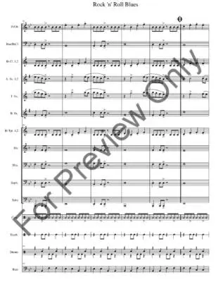 Rock \'n Roll Blues - Turner - Concert Band - Gr. 1
