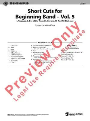 Short Cuts for Beginning Band, Vol. 5 - Story - Concert Band - Gr. 1