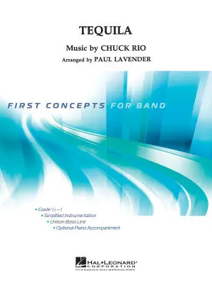 Hal Leonard - Tequila - Rio/Lavender - Concert Band - Gr. 1