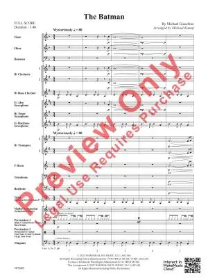 The Batman - Giacchino/Kamuf - Concert Band - Gr. 2.5