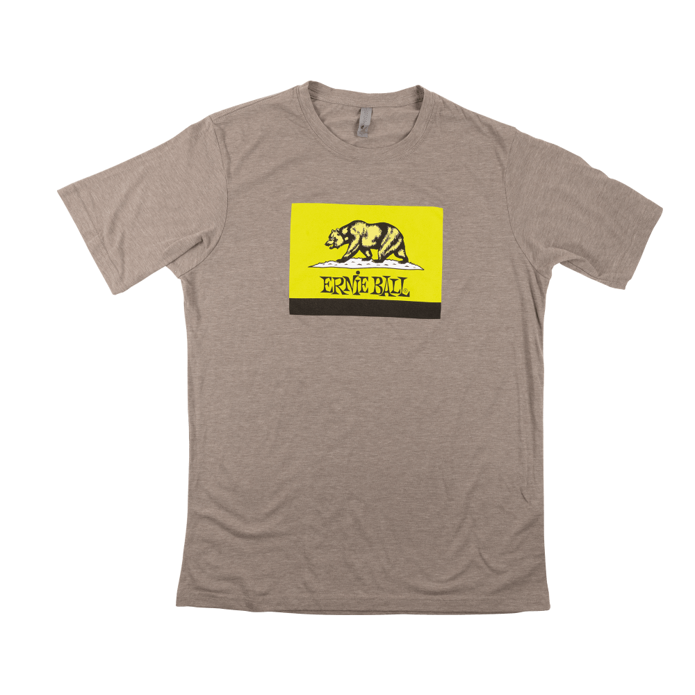 CA Bear Flag Green T-Shirt - Large