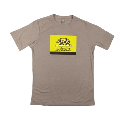 Ernie Ball - CA Bear Flag Green T-Shirt - XXL