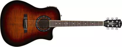 T-Bucket 300CE Acoustic/Electric Guitar - 3 Color Sunburst, Flame Maple