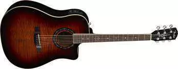 T-Bucket 300CE Acoustic/Electric Guitar - 3 Color Sunburst, Flame Maple