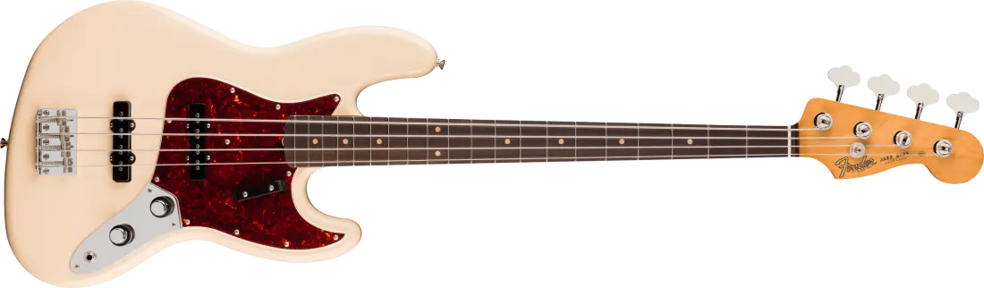 Vintera III Early \'60s Jazz Bass, Rosewood Fingerboard - Olympic White