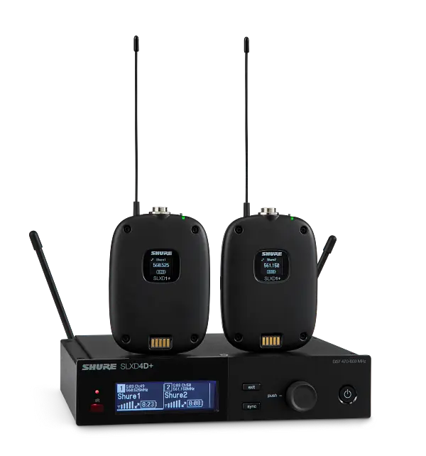 SLXD14D+ Digital 2-Channel Wireless Microphone System