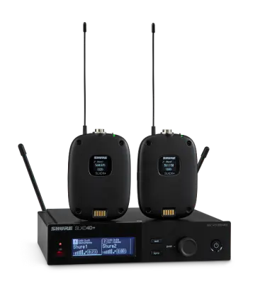 Shure - SLXD14D+ Digital 2-Channel Wireless Microphone System