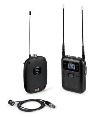Shure - SLXD15+ Portable Digital Wireless Bodypack System with WL185M Lavalier Microphone