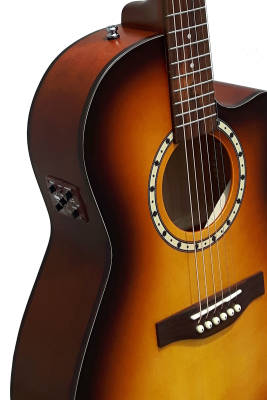 Songsmith Folk with Cutaway and A3T Pickup - Burst