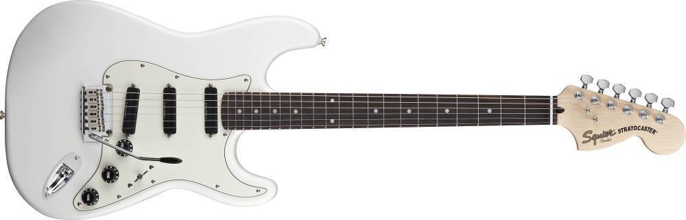Deluxe Hot Rails Strat - Olympic White