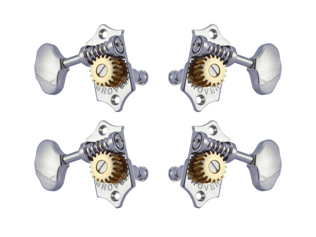 Sta-Tite U99-18 Series Ukulele Tuners with 18:1 Gear Ratio - Chrome