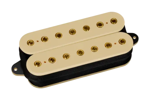 DiMarzio - D Activator 7-String Bridge Pickup - Cream with Gold Poles
