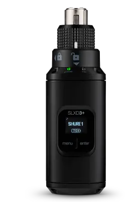 Shure - SLXD3+ Plug-On Digital Wireless Transmitter