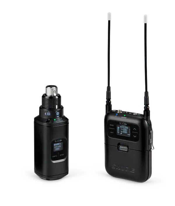 SLXD35+ Portable Digital Wireless System with Plug-on Transmitter
