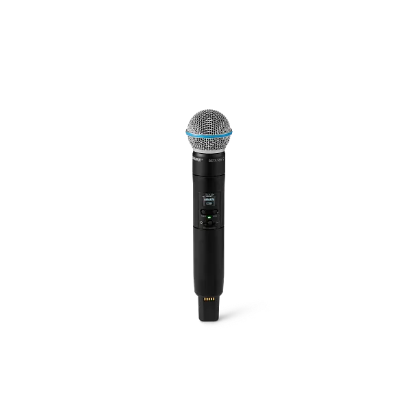 SLXD2+/B58 Wireless Handheld Transmitter with Beta 58A Supercardioid Dynamic Vocal Microphone