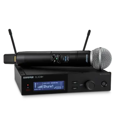 Shure - SLXD24+/58 Digital Wireless Handheld System with SM58 Cardioid Dynamic Microphone Capsule
