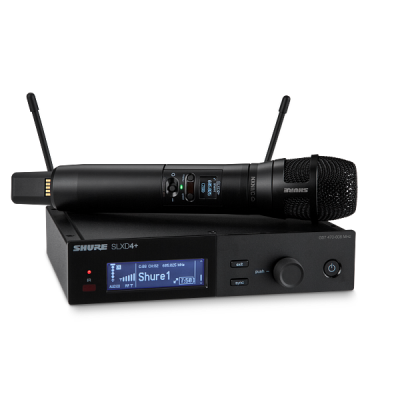 Shure - SLXD24+ Digital Wireless Handheld System with Nexadyne 8/C Cardioid Dynamic Microphone Capsule.