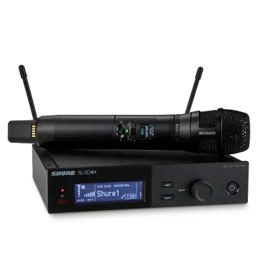 Shure - SLXD24+ Digital Wireless Handheld System with Nexadyne 8/C Cardioid Dynamic Microphone Capsule.