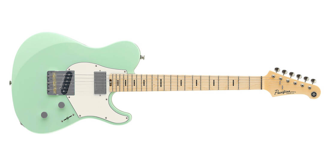 Pacifica SC Standard Plus, Maple Neck Electric Guitar with Gigbag - Pappermint Green