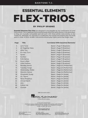 Essential Elements Flex-Trios - Sparke - Baritone TC - Book