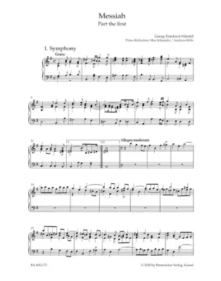 Messiah HWV 56 - Handel - Vocal Score - Book