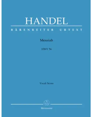 Baerenreiter Verlag - Messiah HWV 56 - Handel - Vocal Score - Book