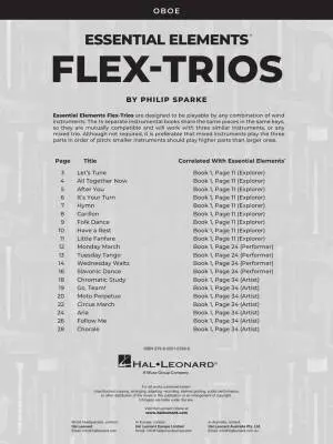 Essential Elements Flex-Trios - Sparke - Oboe - Book