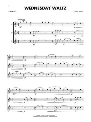 Essential Elements Flex-Trios - Sparke - Tenor Saxophone - Book