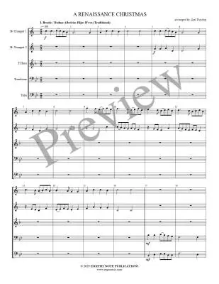 Renaissance Christmas - Treybig - Brass Quintet
