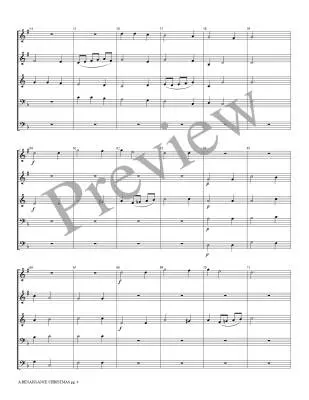 Renaissance Christmas - Treybig - Brass Quintet