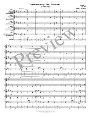 These Three Kings, They Like To Swing - Meeboer - Flexible Woodwind Ensemble