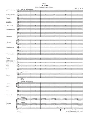 La Valse - Ravel - Orchestra - Full Score