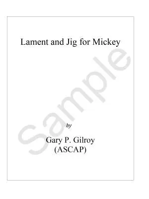 Lament and Jig for Mickey - Gilroy - Concert Band - Gr. 3
