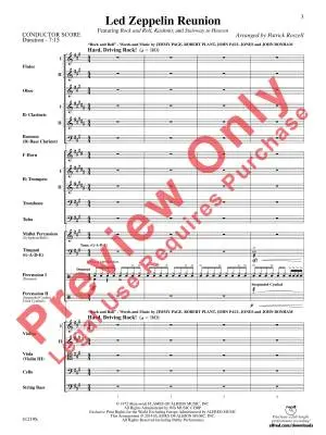 Led Zeppelin Reunion - Led Zeppelin/Roszell - Full Orchestra - Gr. 3