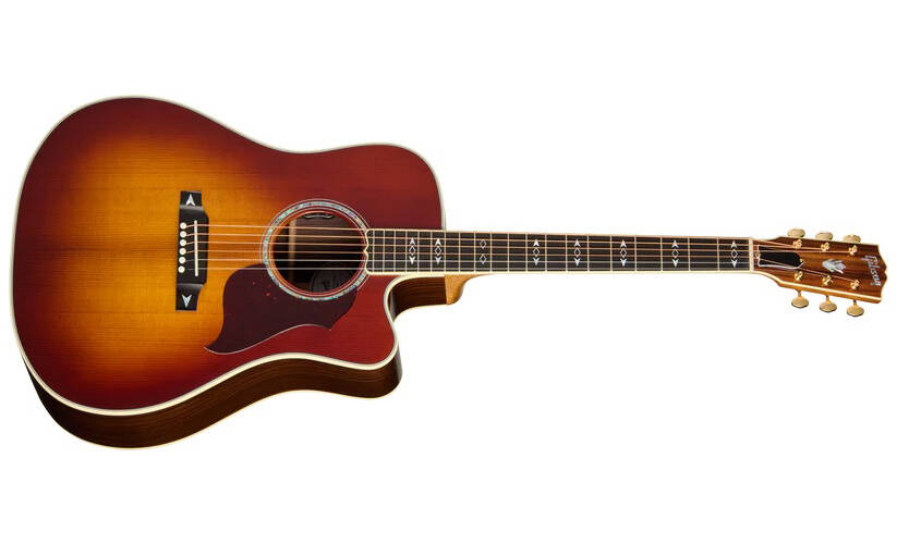 Songwriter Recording Artist EC Acoustic/Electric Guitar with Hardshell Case - Rosewood Burst