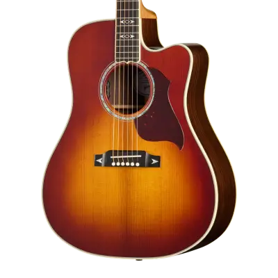 Songwriter Recording Artist EC Acoustic/Electric Guitar with Hardshell Case - Rosewood Burst