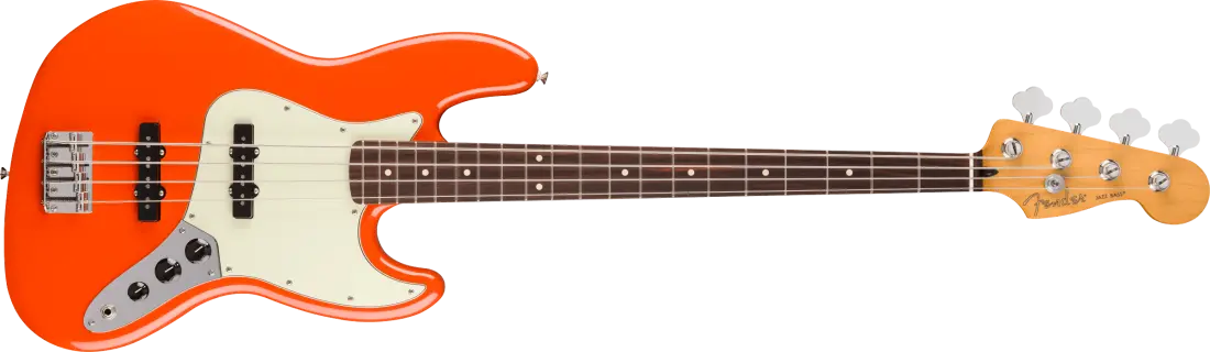 Player II Jazz Bass, Rosewood Fingerboard - Rallye Orange