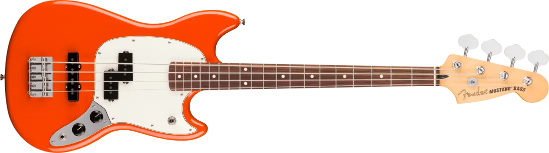 Player II Mustang Bass PJ, Rosewood Fingerboard - Rallye Orange
