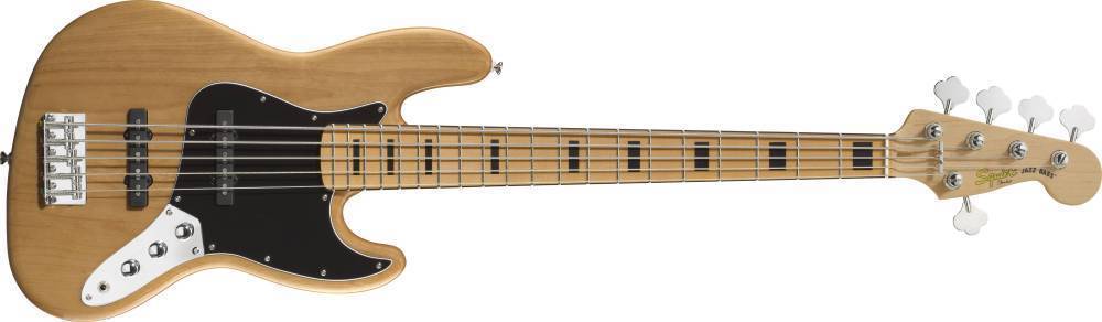 Squier Vintage Modified Jazz Bass V - Natural | Long & McQuade