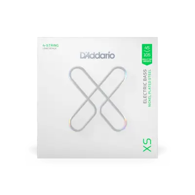 DAddario - XS Light Top Medium Bottom 4-String Long Scale Coated Bass Strings (45-105)