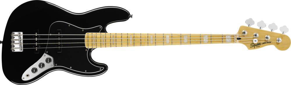 Squier Vintage Modified Jazz Bass '77 - Black | Long & McQuade