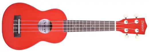 Denver - Shiny Series Soprano Ukulele - Red