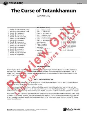 The Curse of Tutankhamun - Story - Concert Band (Flex-Band) - Gr. 2