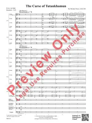 The Curse of Tutankhamun - Story - Concert Band (Flex-Band) - Gr. 2