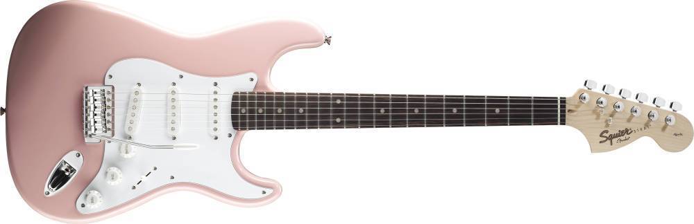 Squier Strat by Fender Affinity　シェルピンク Squier Affinity Series Stratocaster - Shell Pink | Long