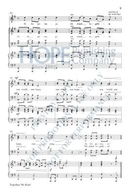 Together We Rise - Johnson - Choral Octavo - SATB Accompanied